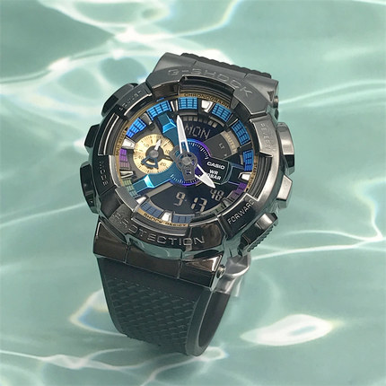 卡西欧GM110 GSHOCK周年限定款金块银块学生手表男 GM5600 GM2100