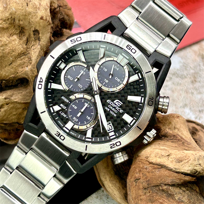 卡西欧农家橡树金属壳 EDIFICE限定光能蓝牙手表 EQS960 EFR-S108