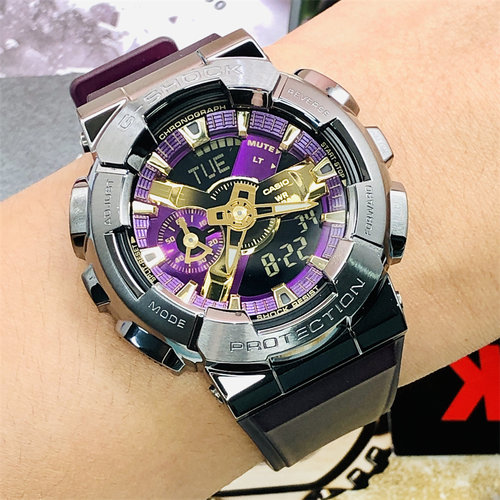 卡西欧GM110 GSHOCK周年限定中国航天地球联名学生手表男GM-110
