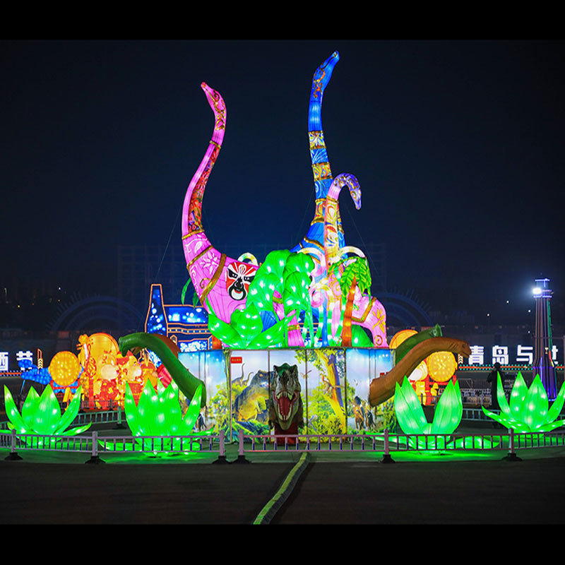 网红创意灯光节布置国潮花灯文旅夜游国风造型灯街道亮化夜灯摆件