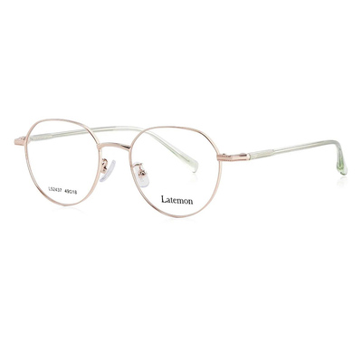 浪特梦钛超轻板材近视眼镜配近视