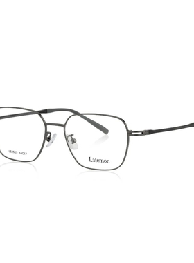 浪特梦时尚防蓝光眼镜框潮显脸小配高度数素颜神器商务镜架52525