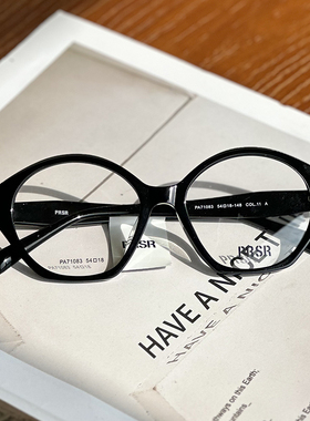 帕莎眼镜框女2024新品复古猫眼时尚眼镜架可配近视防蓝光PA71083
