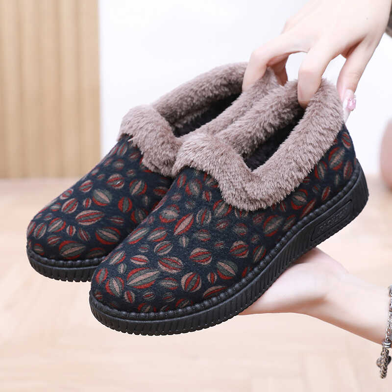 冬季老北京布鞋中老年保暖棉靴