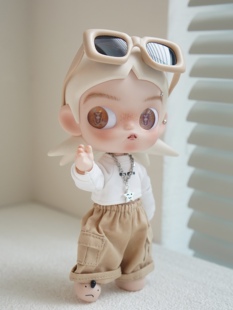 八分娃zsiga娃衣超短上衣工装裤嘎子姐molly、dimoo、hacipupu穿