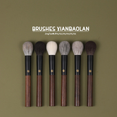 仙宝兰景桃小灯泡圆头羊毛腮红刷刨菊小能手松鼠毛眼下定妆化妆刷