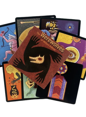 英文版狼人werewolves of Millers Hollow系列桌游家庭聚会