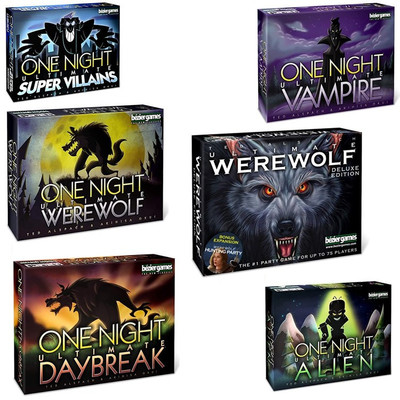 一夜终极狼人One Night Ultimate Werewolf 吸血鬼外星人卡牌游戏