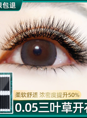 三叶草嫁接睫毛yy升级浓密编织