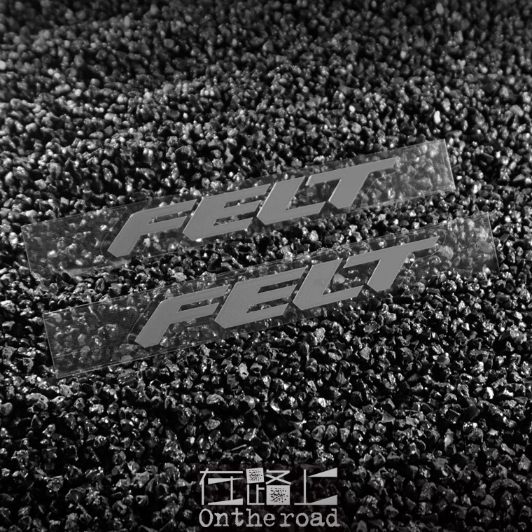 펠트 프레임 스티커 아메리칸 로드 카 다운 튜브 프론트 포크 투르 드 프랑스 방수 반사 코팅 스티커