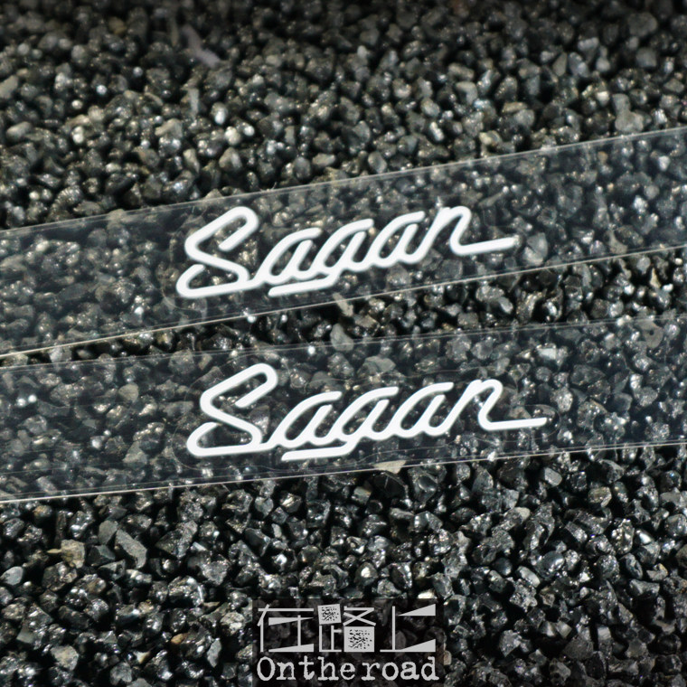 SAGAN SAGAN 스티커 도로 튜브 자동차 스티커 프레임 튜브 스티커 BORA 팀 방어 경쟁 방지 물 반사