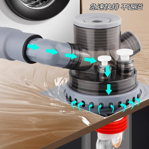 洗衣机地漏防臭器防反水盖