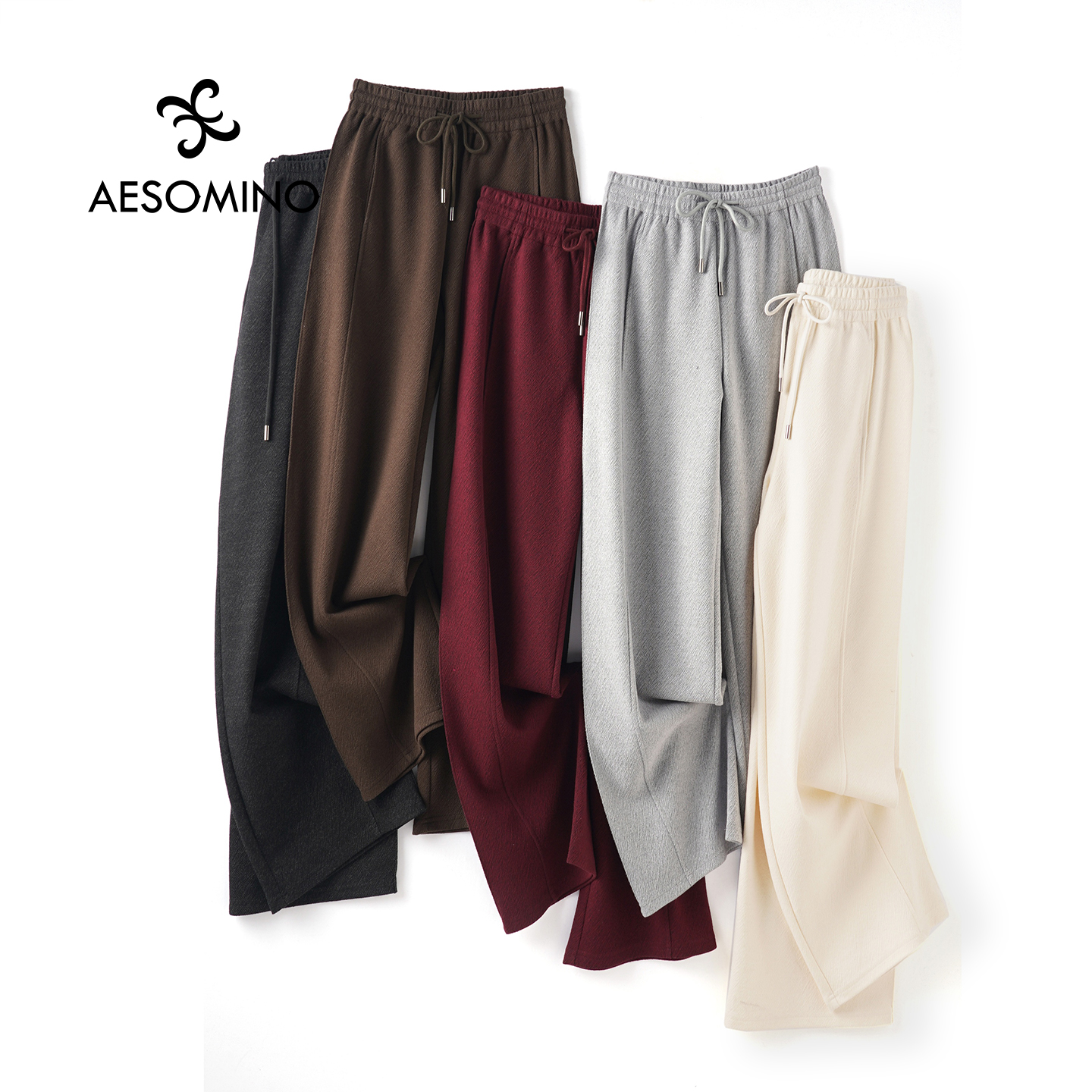 衣莎美诺秋冬直筒阔腿裤