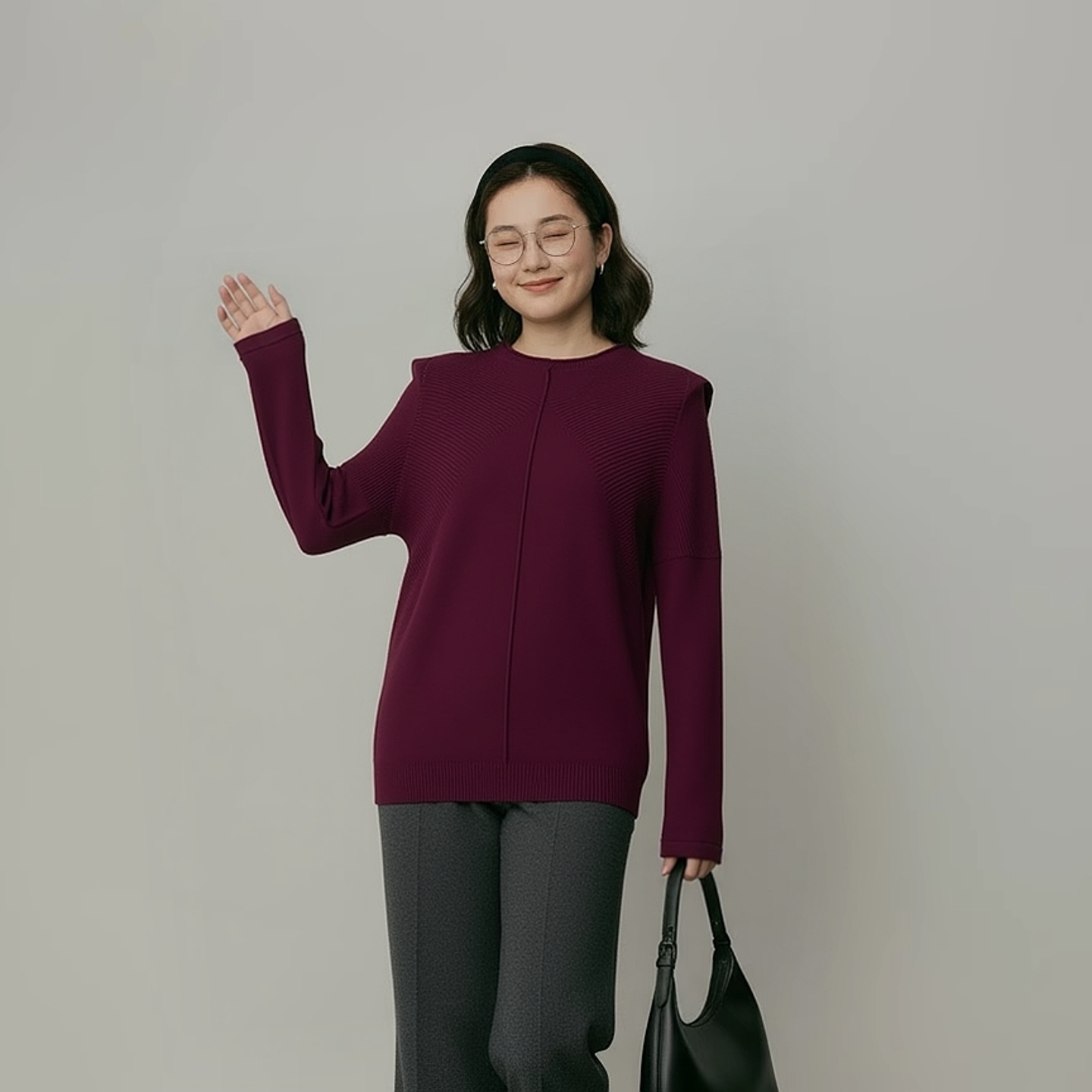 衣莎美诺羊毛衣毛针织衫套头衫