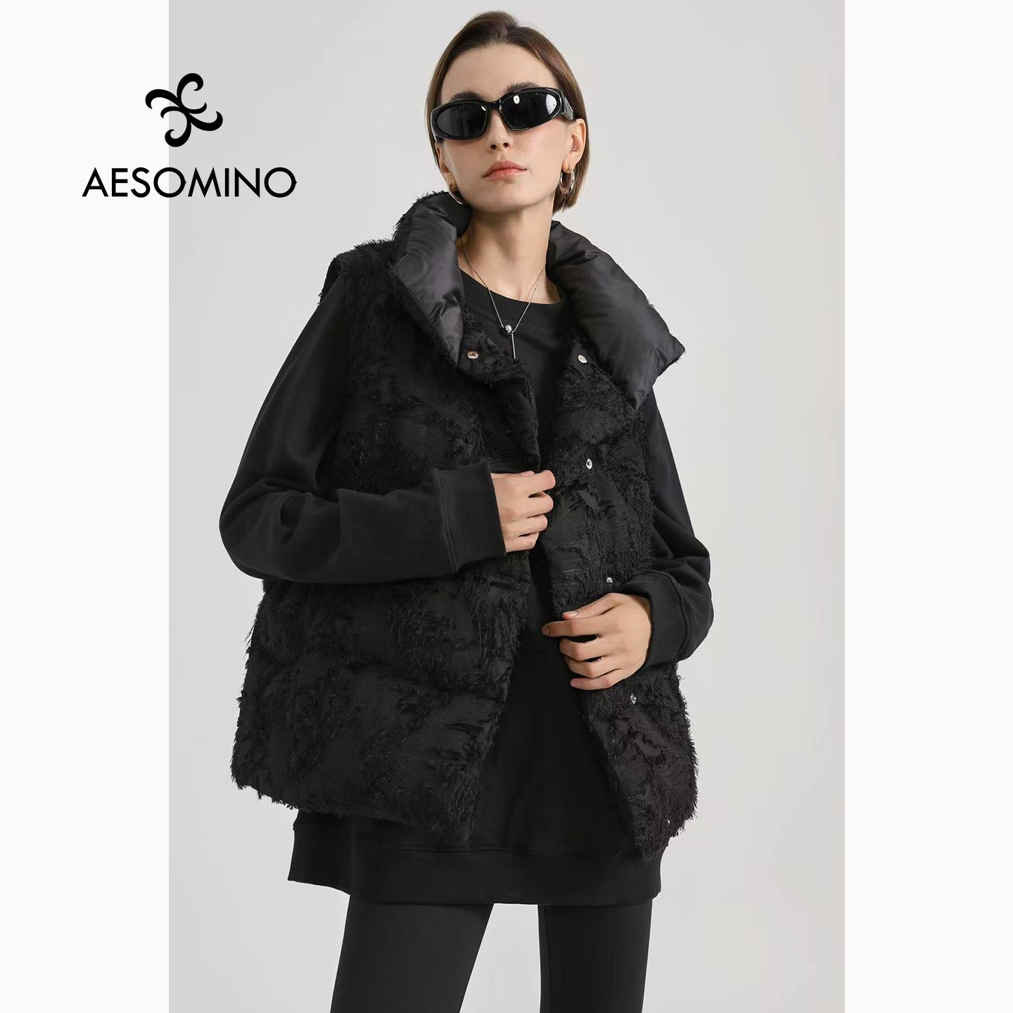 春秋冬羽绒马甲女90白鸭绒马夹新中式国风压花保暖背心慵懒风ARVA