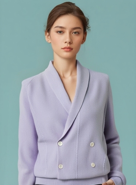 休闲显瘦新款秋冬针织衫纯羊毛衫套头衫女V领毛衣白色Y450C3182