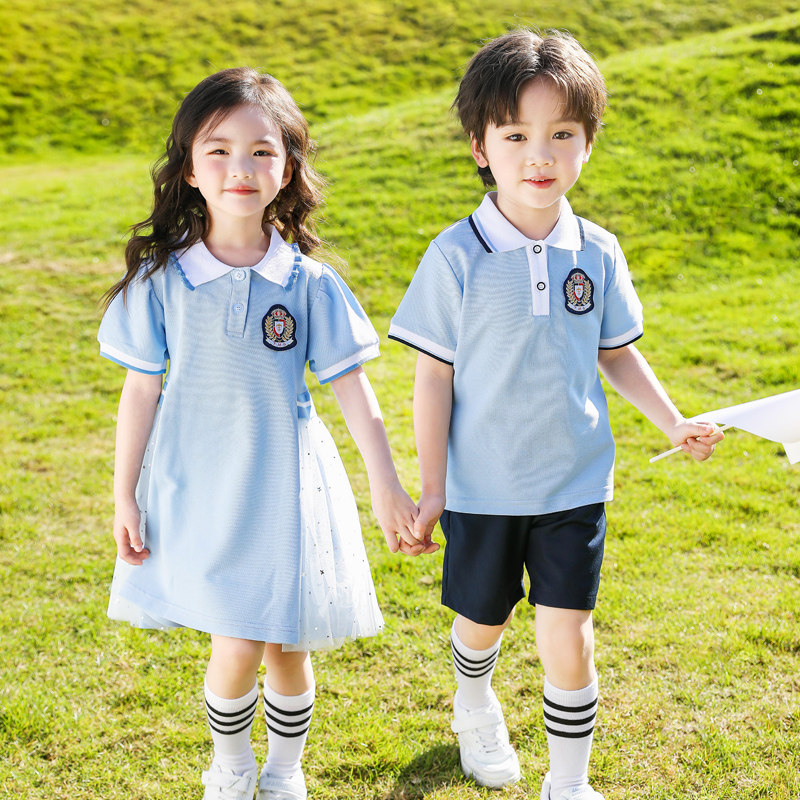 六一儿童节小学生班服表演合唱学院风夏装套装幼儿园园班服毕业服
