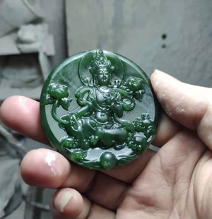 电脑玉石雕刻玉石机雕数控机器加工翡翠a货来料加工加工雕刻