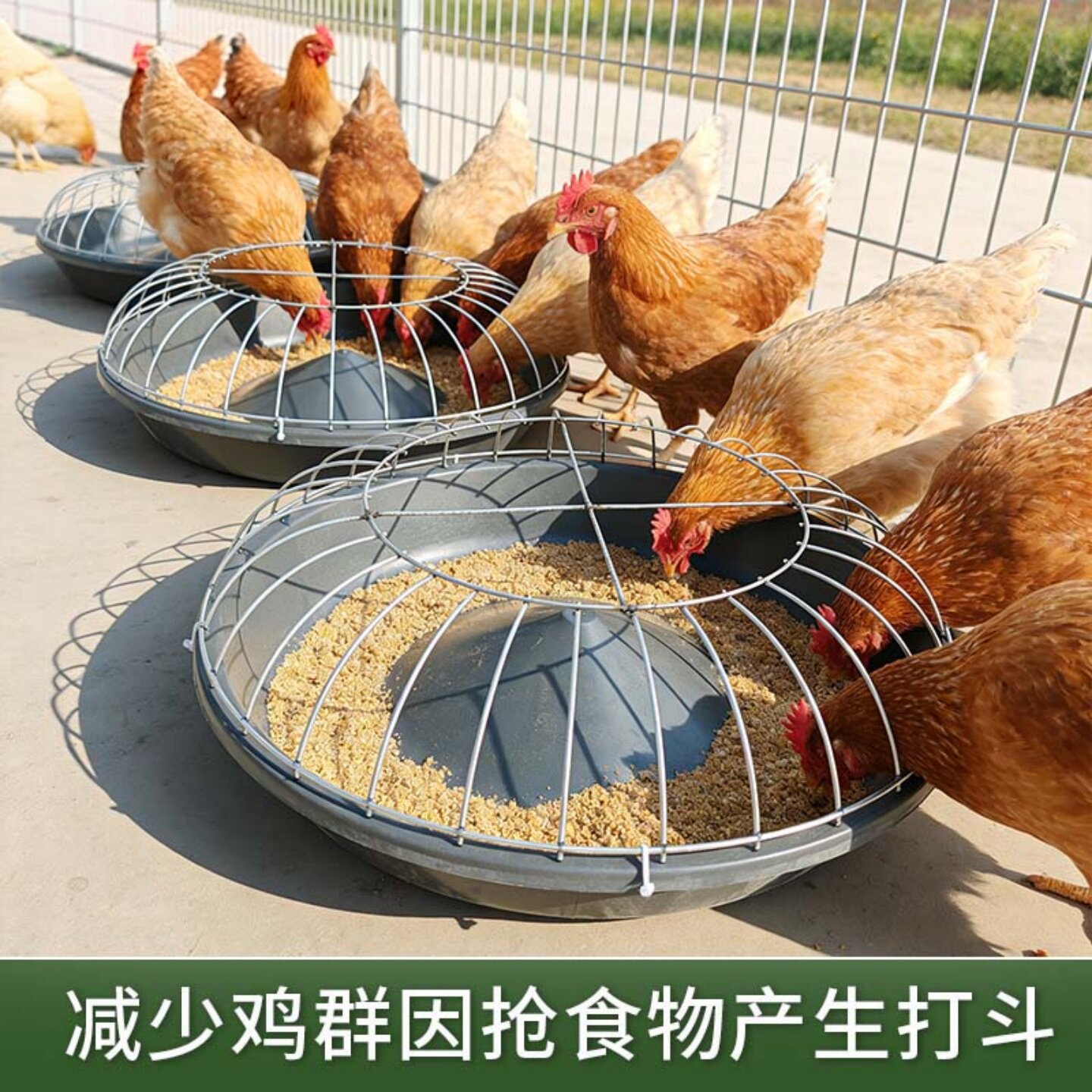 喂鸡鸭鹅神器鸡食槽水槽一体