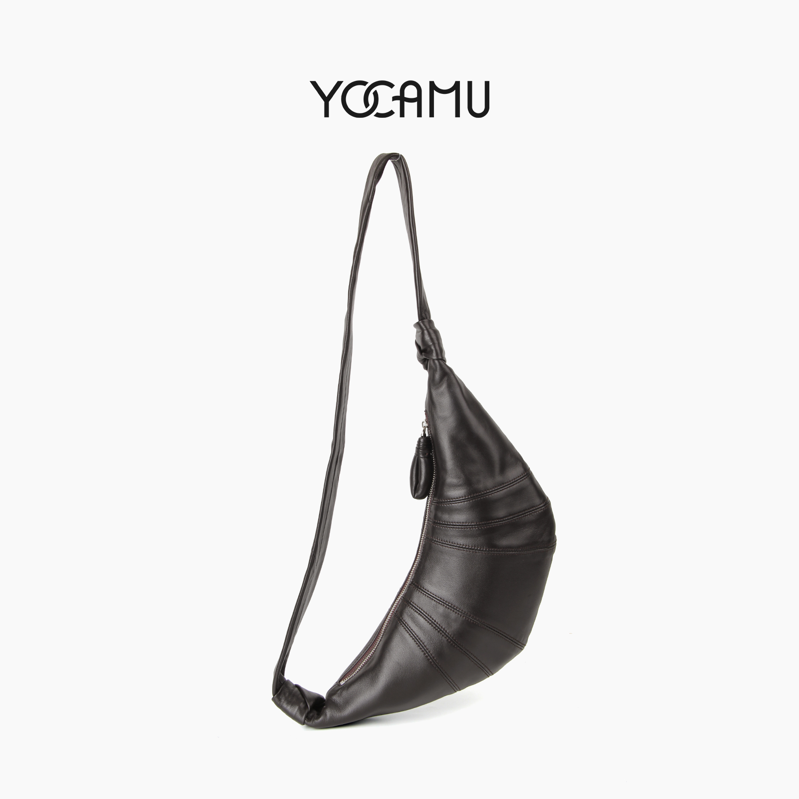 小羊皮可颂牛角包中小号女包