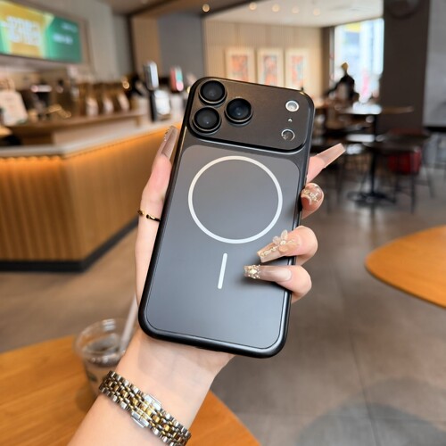 磁吸苹果17promax手机壳16proAG磨砂iPhone17新款带镜头膜全包防摔15promax薄14/13男女透明硬高级感个性创意