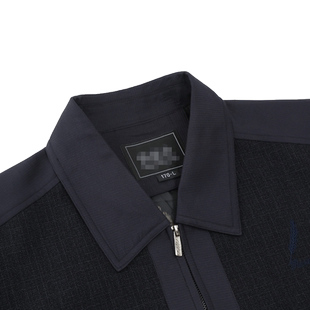 秋冬外套男2021年新款爸爸衣服老年男士拼接夹克父亲男装大码褂子