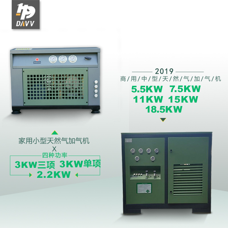 小型天然气商用压缩机小型气站