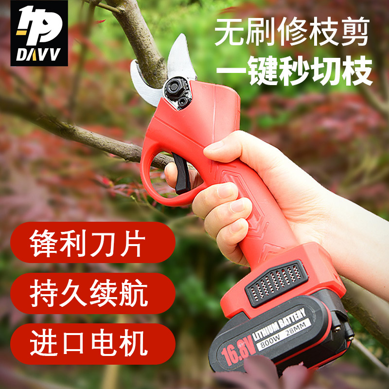园艺果树盆栽锂电剪刀修枝神器