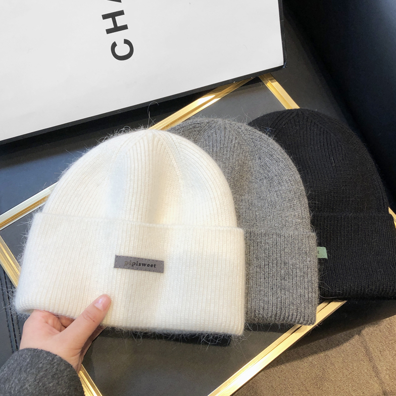 防寒保暖护耳毛线帽女宽松大头围