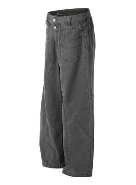 DC+G6650美式复古解构设计拼接贴袋工装裤男女潮牌宽松休闲直筒裤