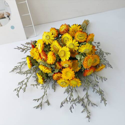 天然风干真花小雏菊干花花束ins网红装饰摆件diy文艺插花拍摄道具 - 封面