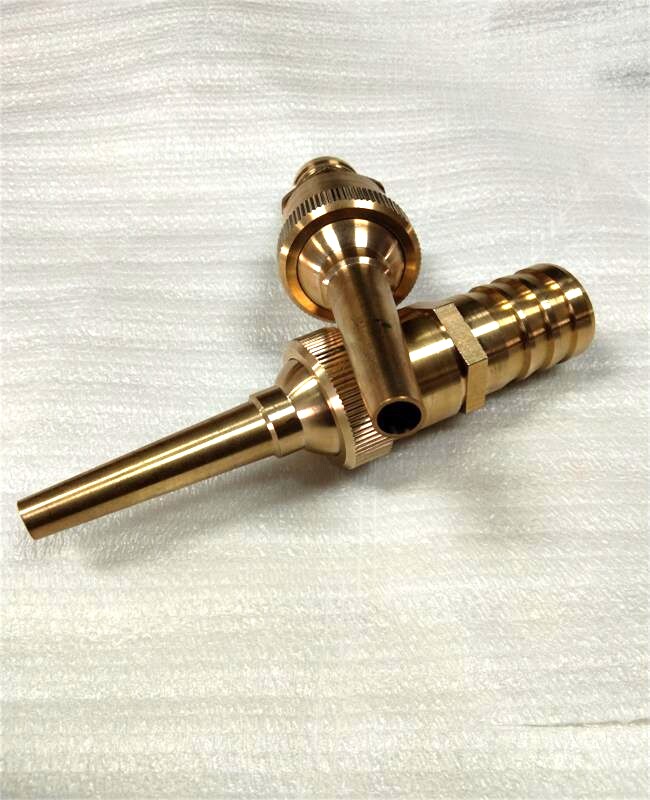 2寸水管水带水枪 洗车冲地冲洗高压铜枪头直喷喷头