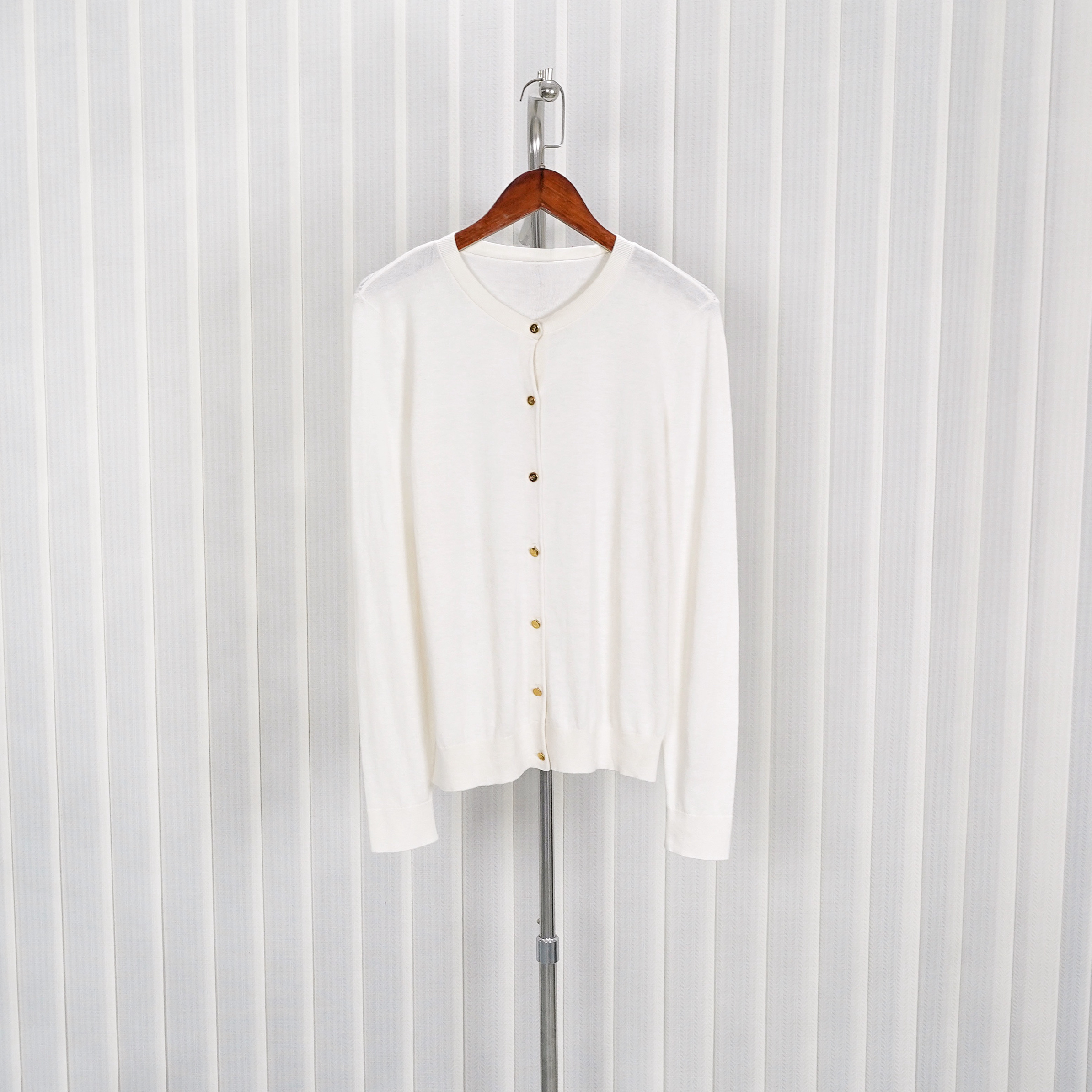 极简老钱风薄款针织开衫