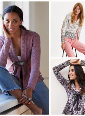 斯德哥尔摩0DD M*11Y 波西米亚风复古嵌花系带针织西装开衫合集