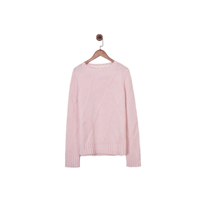 100%羊毛 女款 提花 罗纹V领 合集 英伦b 圆领套头针织衫 den