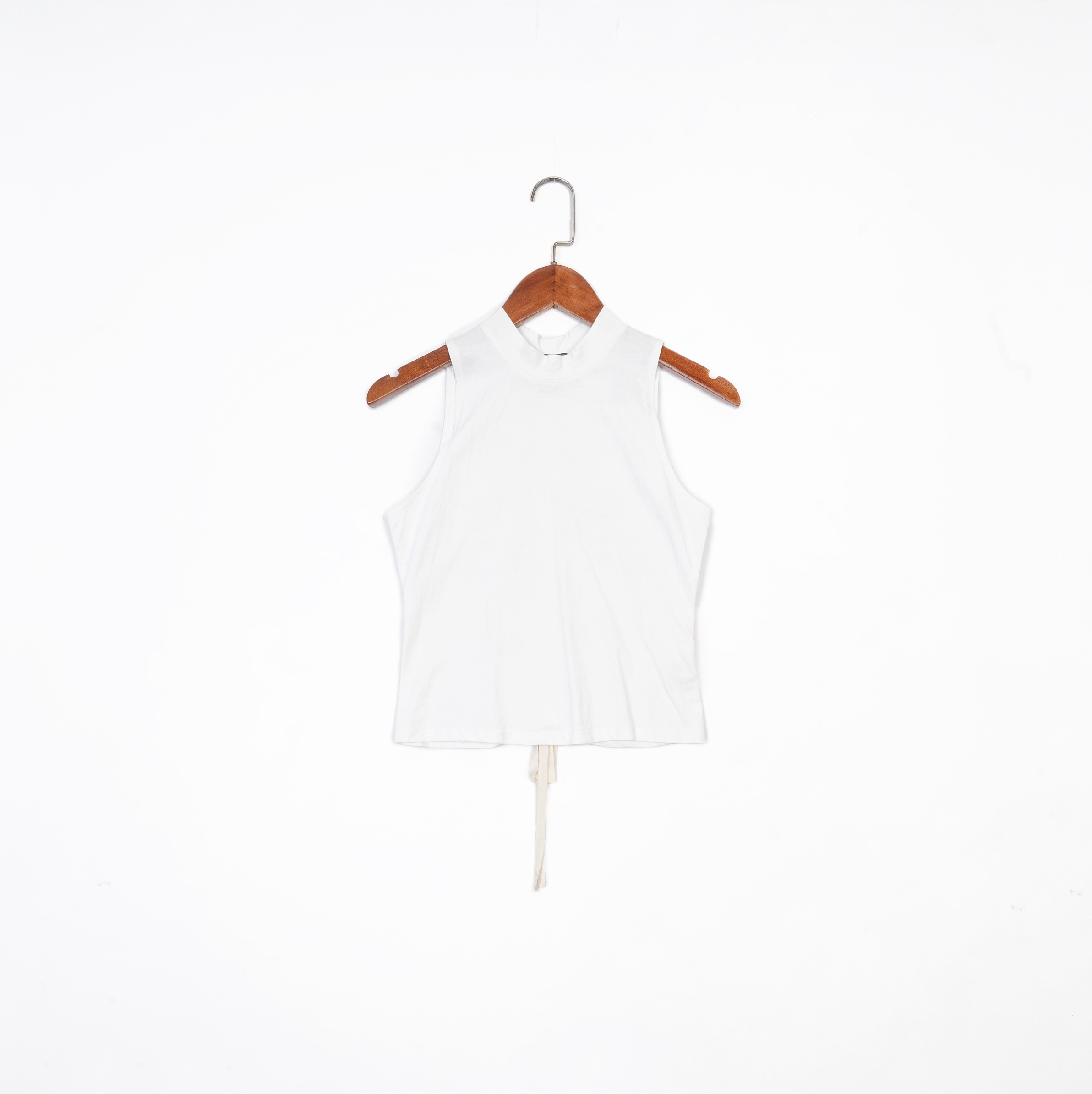 美系轻奢@lexis无袖抽绳T恤