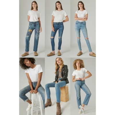 美系LB休闲水洗紧身/直筒裤合集