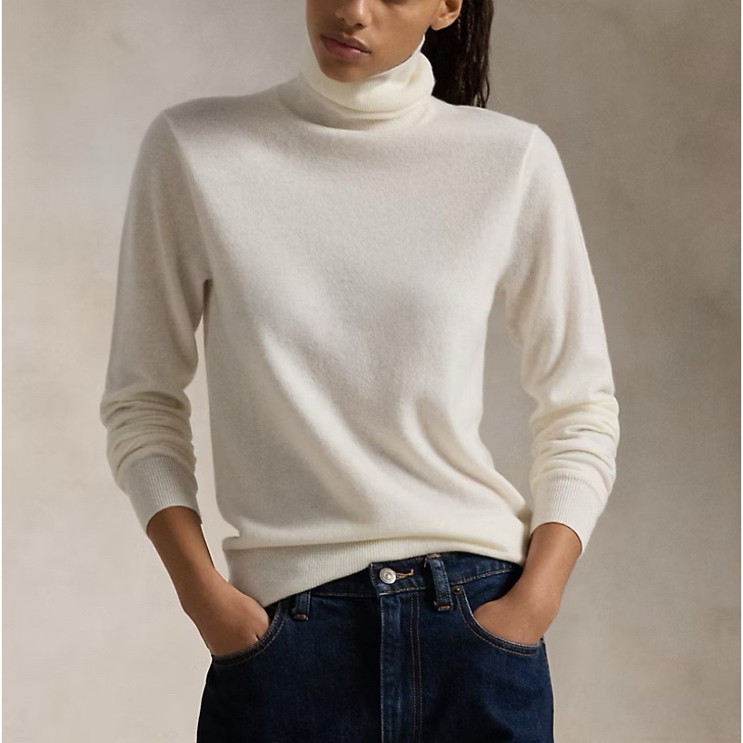 美系经典R英伦高领长袖针织衫