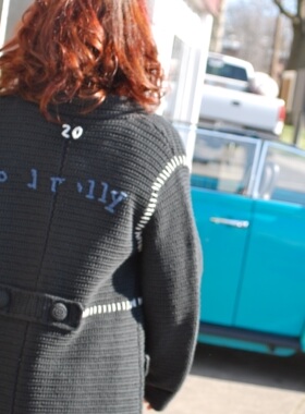 斯德哥尔摩ODD M**LY 北欧波西米亚森系口袋针织外套