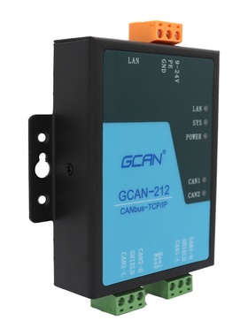 以太网转CAN CANET工业级 CAN-bus网关模块GCAN-212/202 TCP