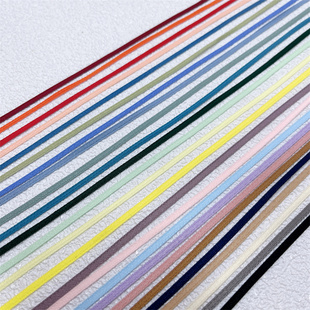 7mm哑光涤棉带丝带服装辅料蝴蝶结飘带吧唧礼品鲜花包装织带花束