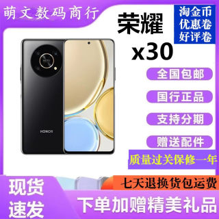 honor/荣耀 X30 双卡5G全网通智能手机 骁龙695 6.81寸