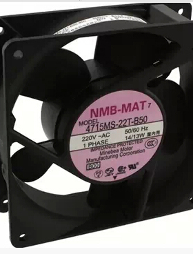 4715MS-22T-B50 美蓓亚NMB 220V 14/13W 120*38 铝框交流风扇