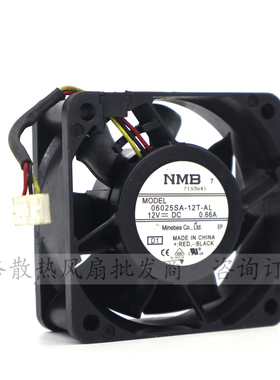 日本 美蓓亚NMB 06025SA-12T-AL 12V 0.66A4线散热风扇