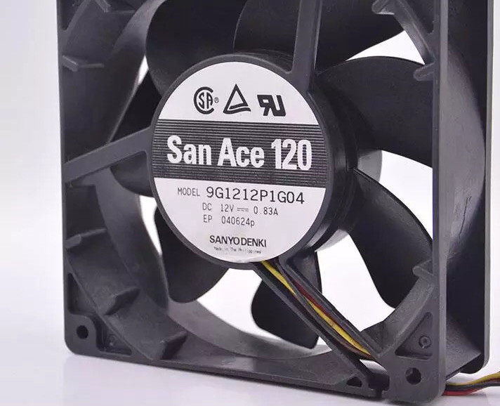 9G1212P1G04 三洋风扇 12038 12V 0.83A 12CM 4线大风量散热风扇