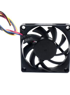 全新7cm厘米7015双滚珠70x70x15mm控速pwm智能5伏12v四线散热风扇