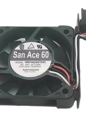 SanAce60数控机床风扇109P0624S7D03 24V 0.08A A90L-0001-0552#A