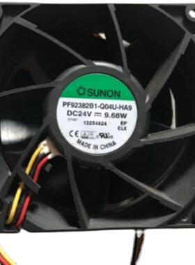 PF92382B1-Q04U-HA9建准SUNON 24V 3线9.68W 9038 全新变频器风扇