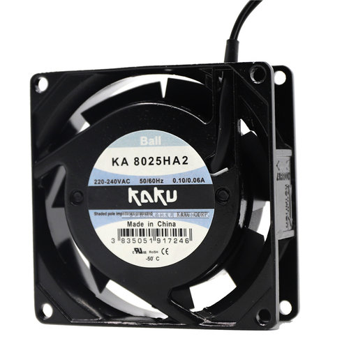 KA8025HA2 KAKU卡固风机 8025 220V 8CM 轴流风机 散热风扇