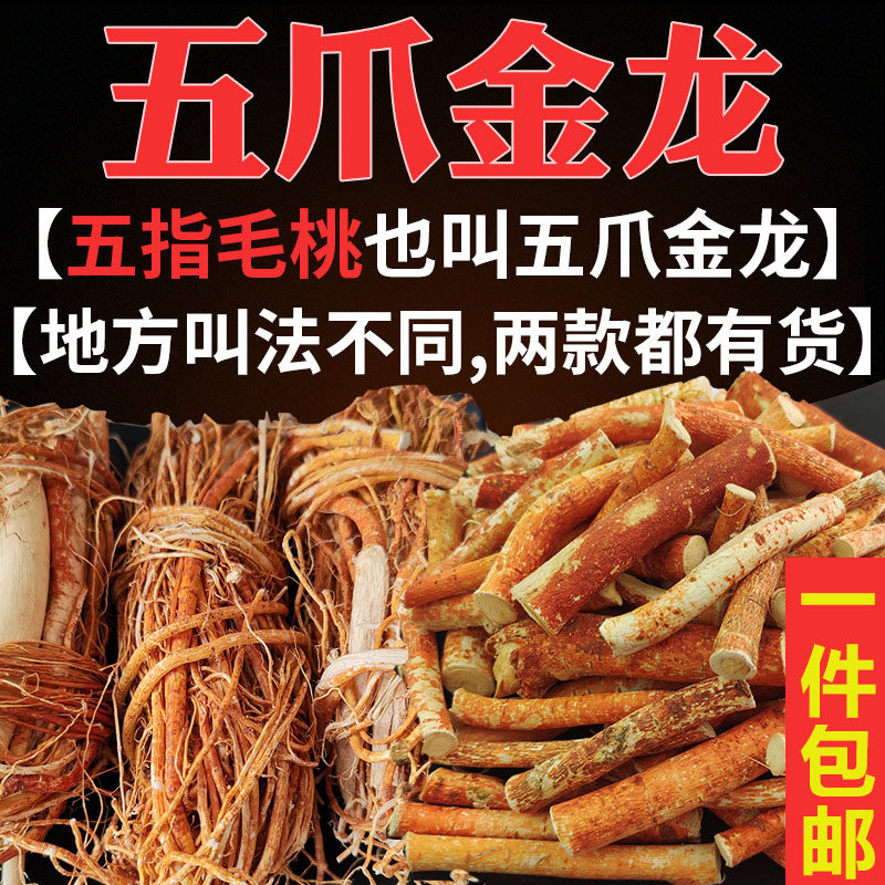 五爪金龙中药材五指毛桃农家干货五爪毛桃藤晒干五爪龙跟煲汤泡酒